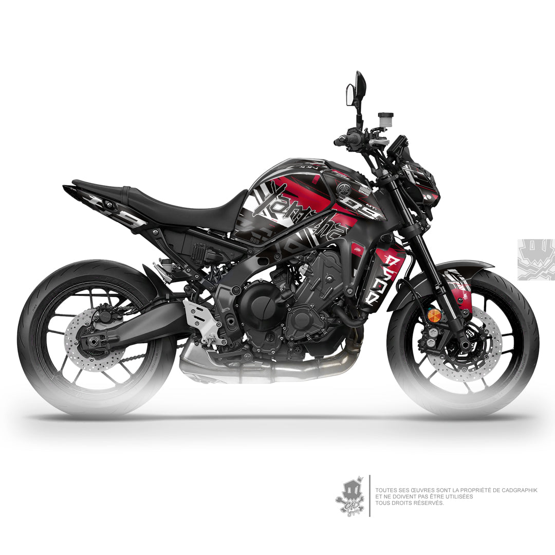 YAMAHA KIT DÉCO - MT09 V3 CYBER - ONLY 30