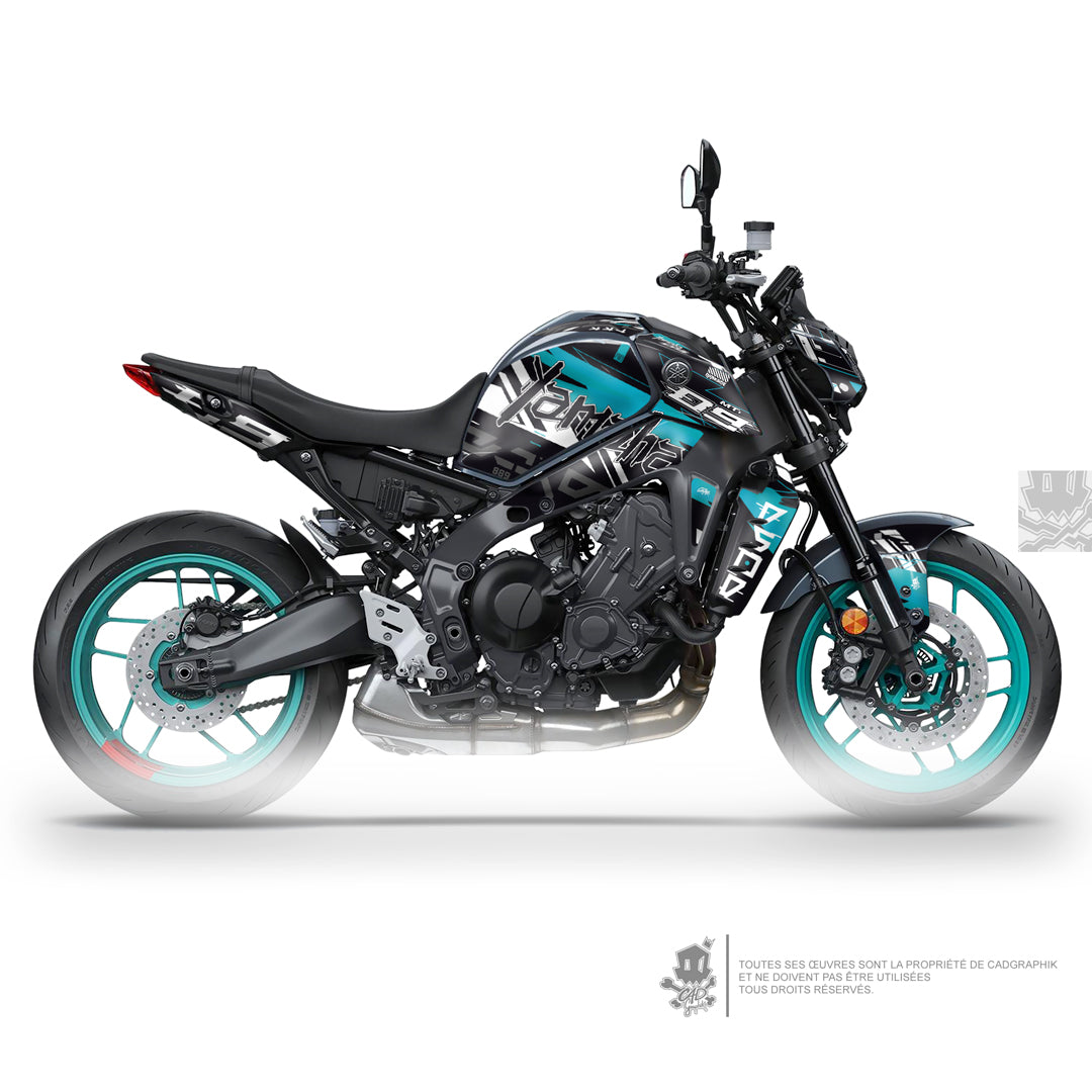 YAMAHA KIT DÉCO - MT09 V3 CYBER STORM - ONLY 30