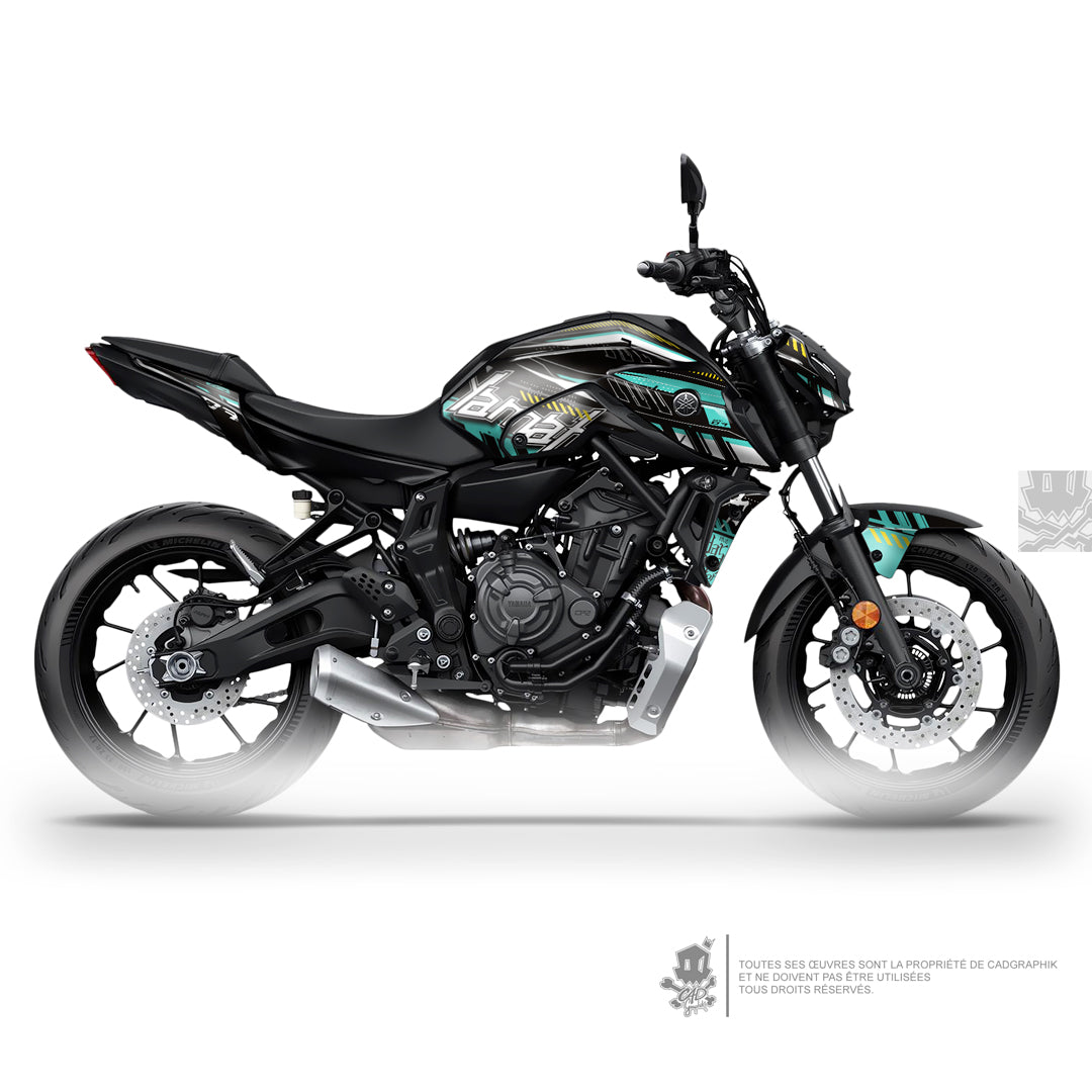 YAMAHA KIT DÉCO - MT07 V3 TECK STORM - ONLY 30