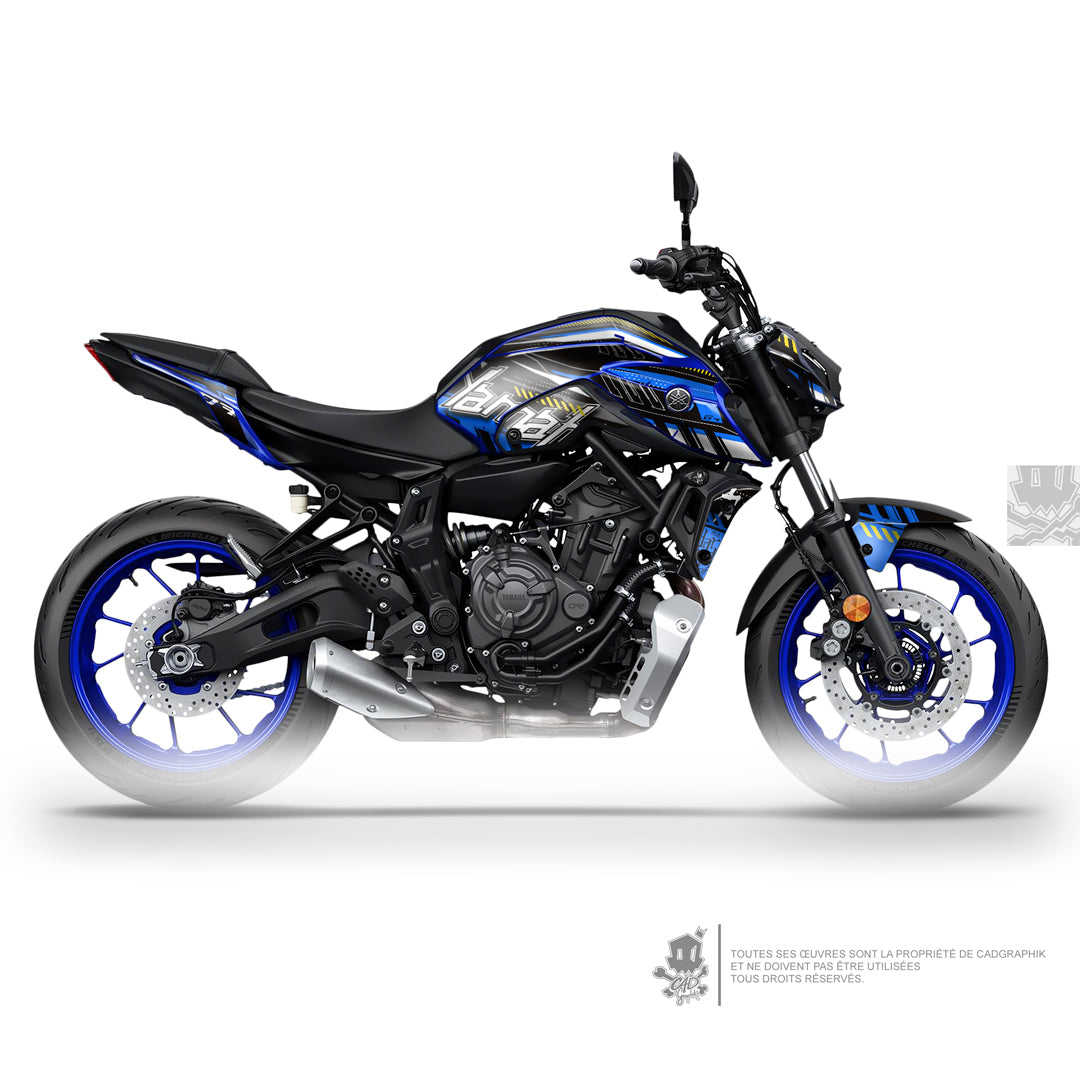 YAMAHA KIT DÉCO - MT07 V3 TECK B - ONLY 30