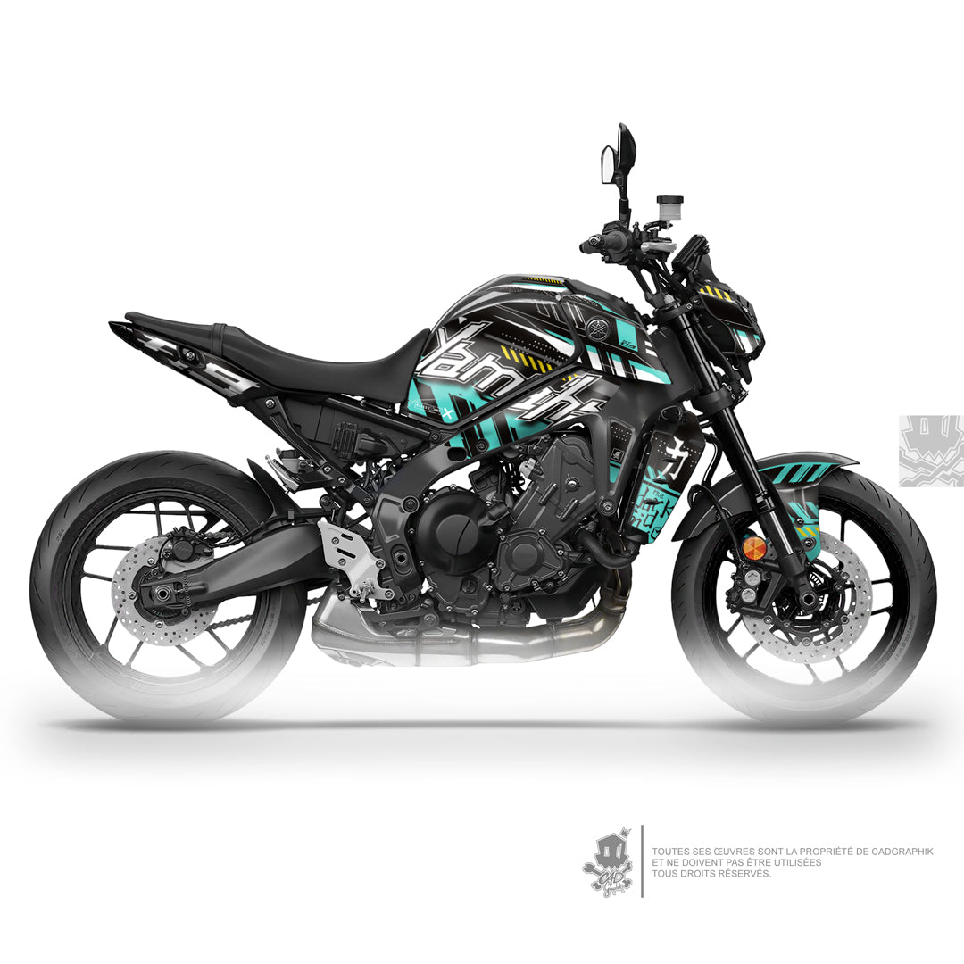 YAMAHA KIT DÉCO - MT09 V3 TECK STORM - ONLY 30
