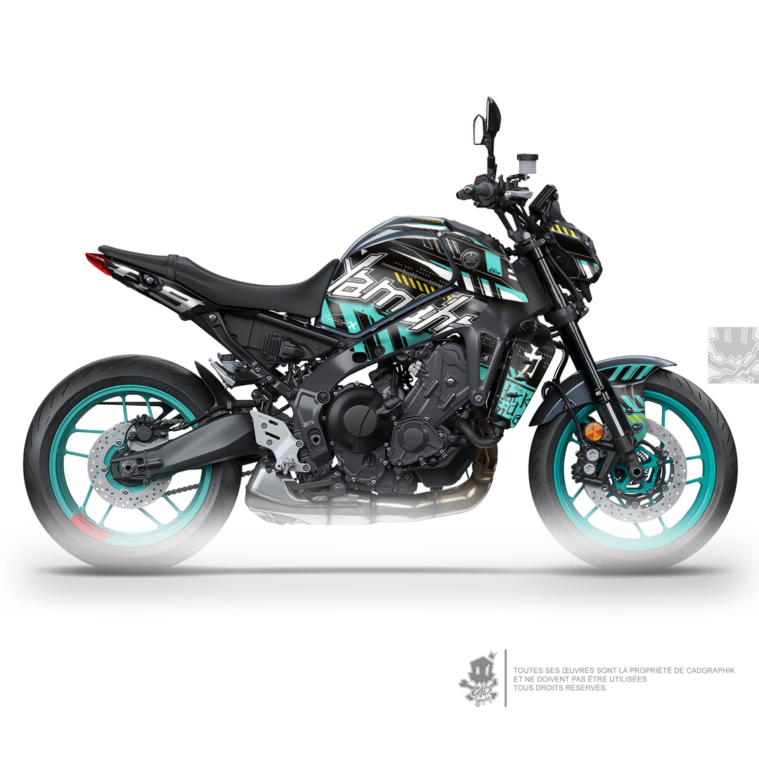 YAMAHA KIT DÉCO - MT09 V3 TECK STORM - ONLY 30