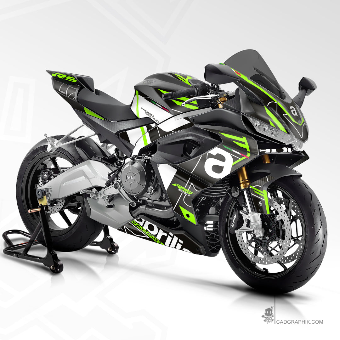 APRILIA KIT DÉCO - RS 660 RACING SQUAD-GREEN - ONLY 50