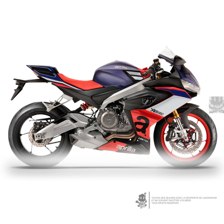 APRILIA KIT DÉCO - RS 660 X RED LAVA TRENT- ONLY 50