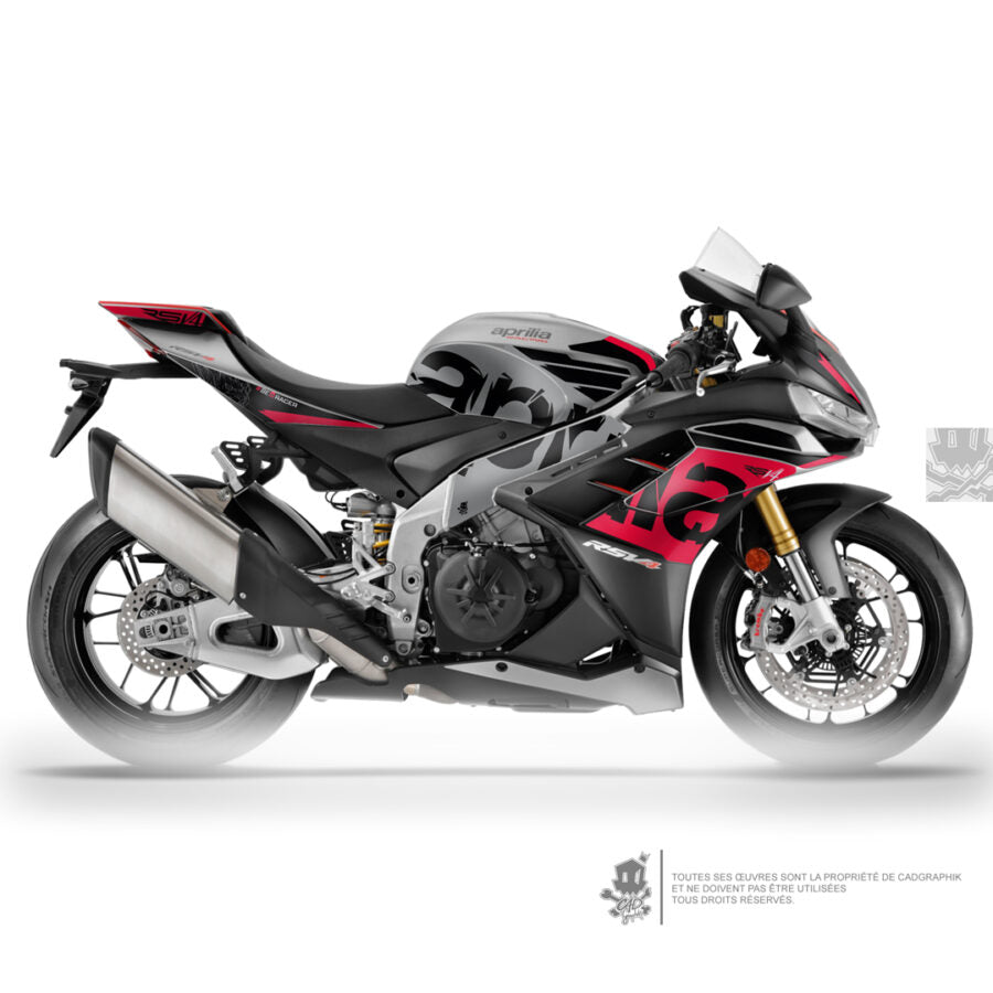 APRILIA KIT DÉCO - RSV4 1100 R19-METALLIC-ONLY 50
