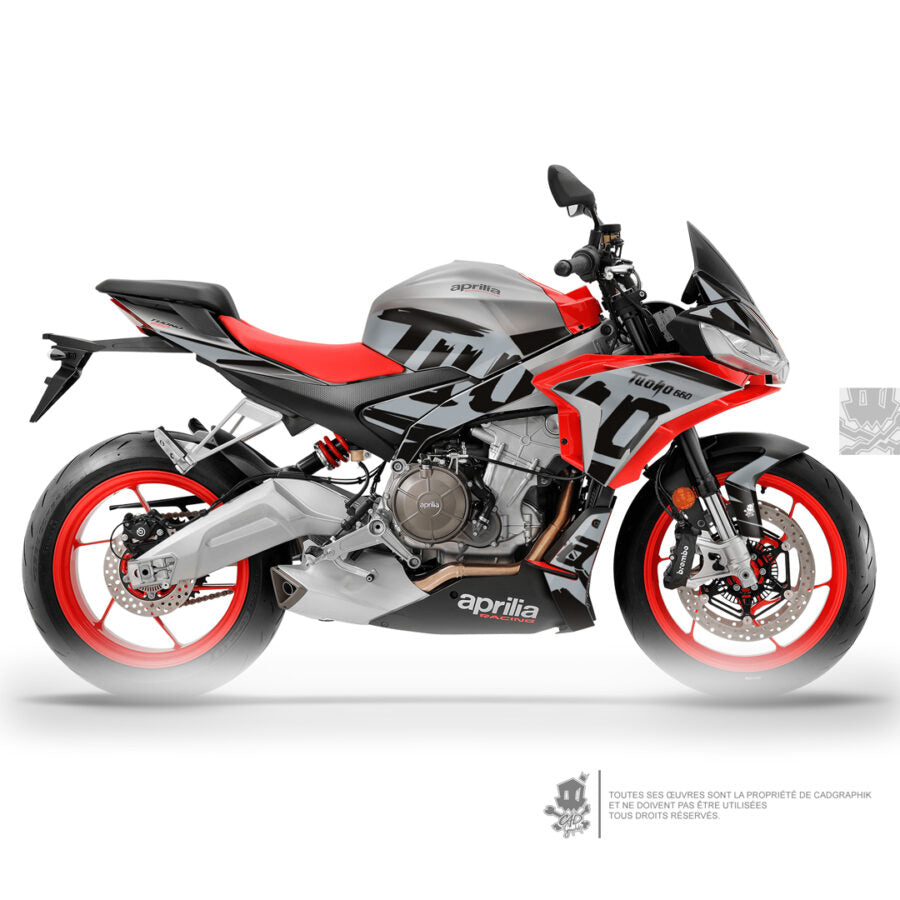 APRILIA KIT DÉCO -TUONO 660 GREY RAGE - ONLY 50
