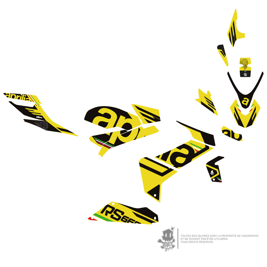 APRILIA KIT DÉCO – RS 660 ACIDE DEMOITA V2- ONLY 30