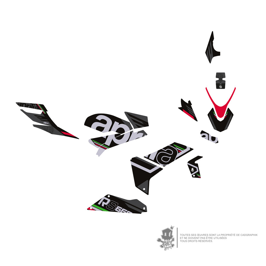 APRILIA KIT DÉCO - RS 660 DEMOITA V2- ONLY 50