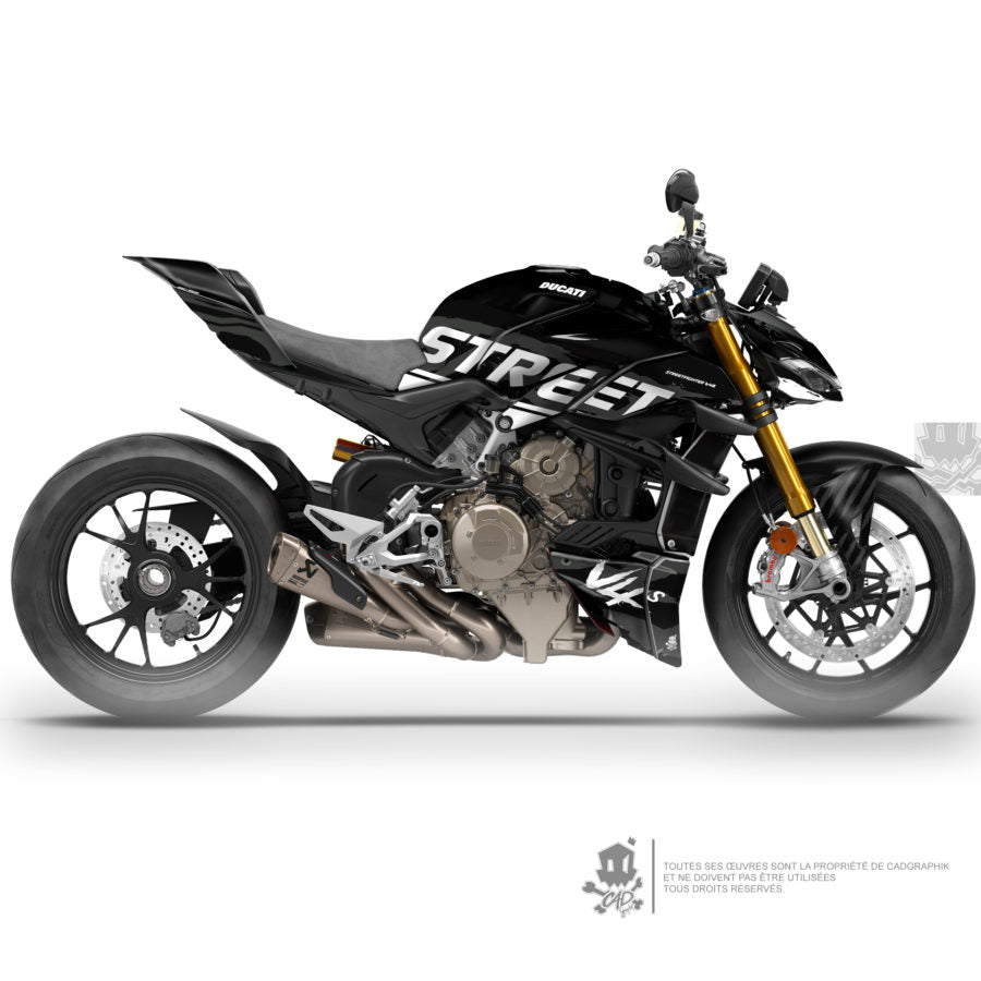 DUCATI KIT DÉCO - STREETFIGHTER V4 BLACK RAGE - ONLY 50