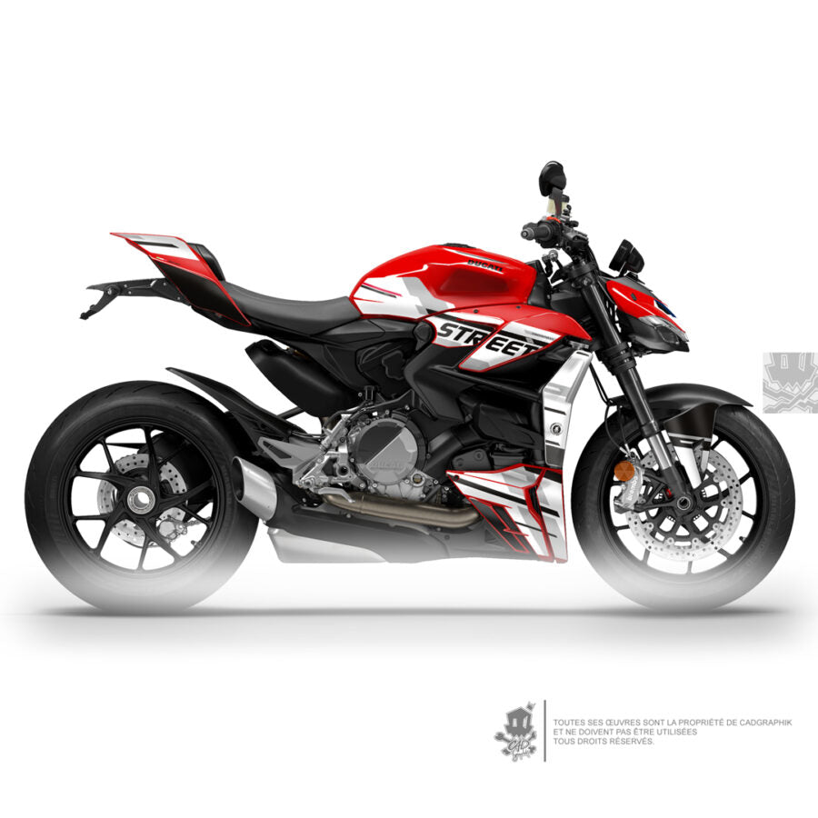 DUCATI KIT DÉCO – STREETFIGHTER V2 - GP18 – ONLY 50