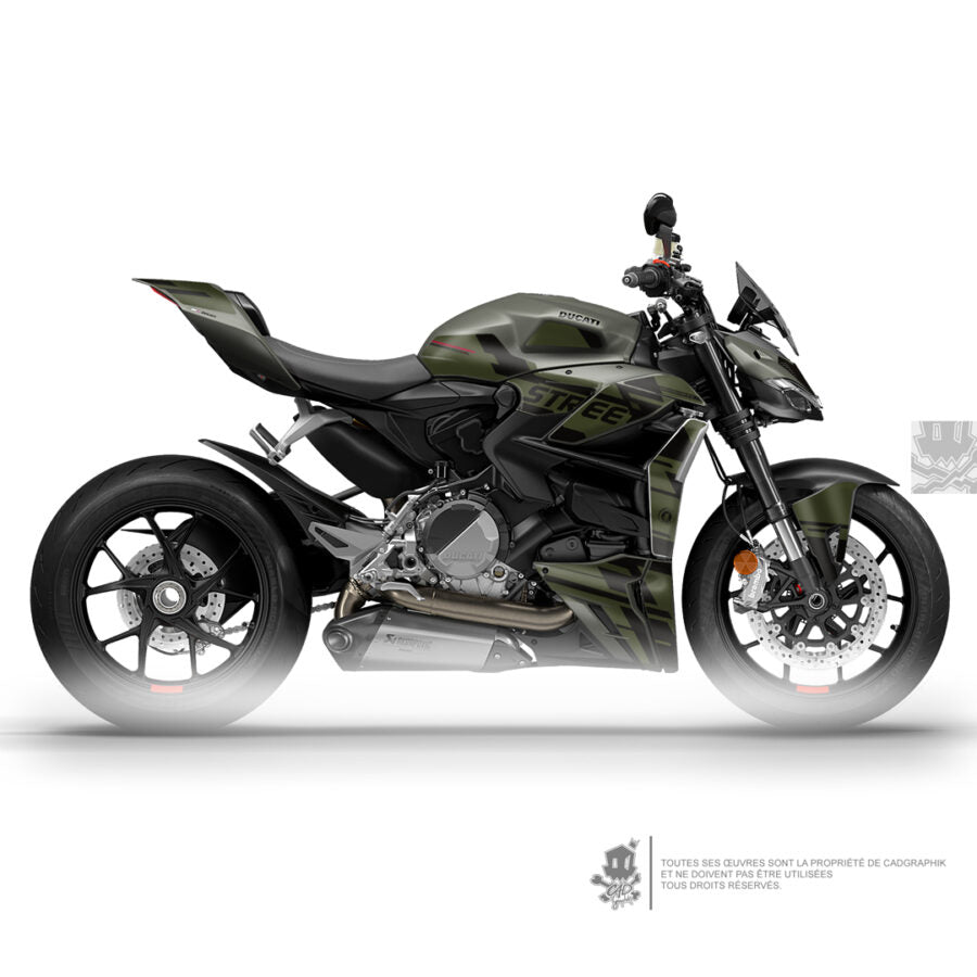 DUCATI KIT DÉCO – STREETFIGHTER V2 - GP18 G – ONLY 50