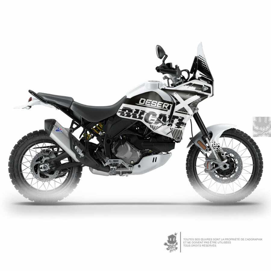 DUCATI KIT DÉCO - DESERT X - BLACK PIX - ONLY 50