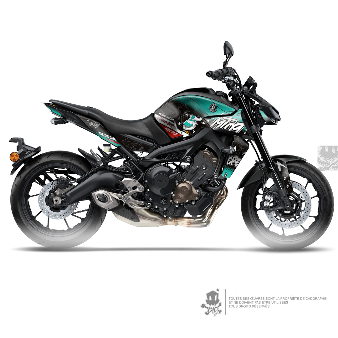 YAMAHA KIT DÉCO - MT09 V2 PETAUCASQUE - ONLY 30