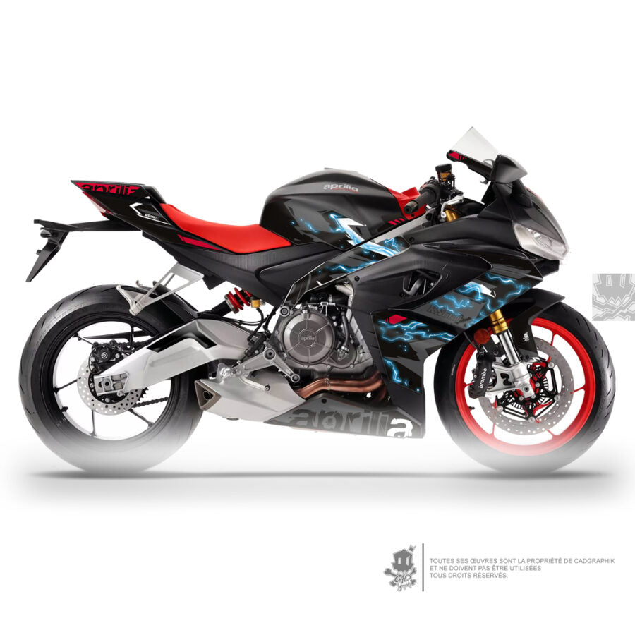 APRILIA KIT DÉCO - RS 660 X BLACK FULMINE - ONLY 50