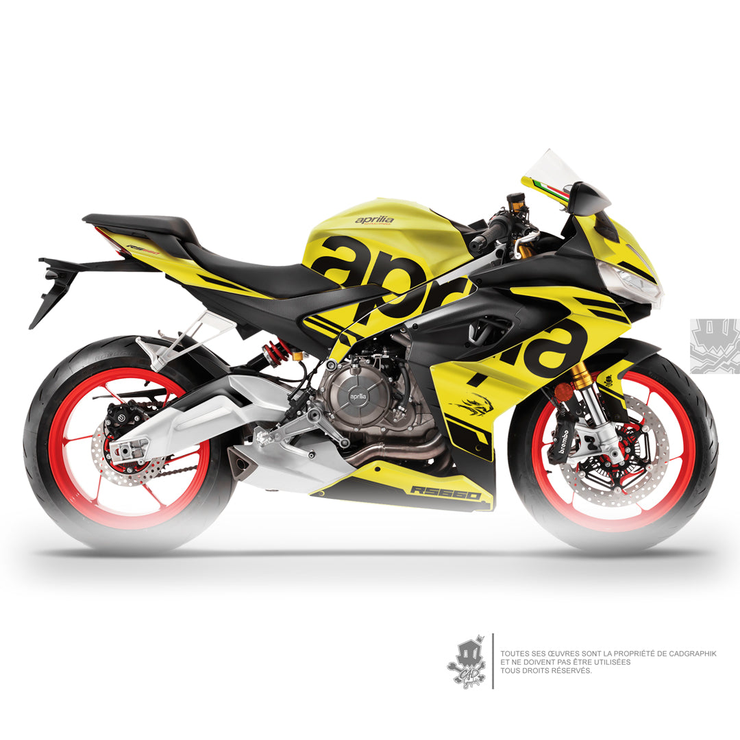 APRILIA KIT DÉCO - RS 660 ACIDE DEMOITA - ONLY 50