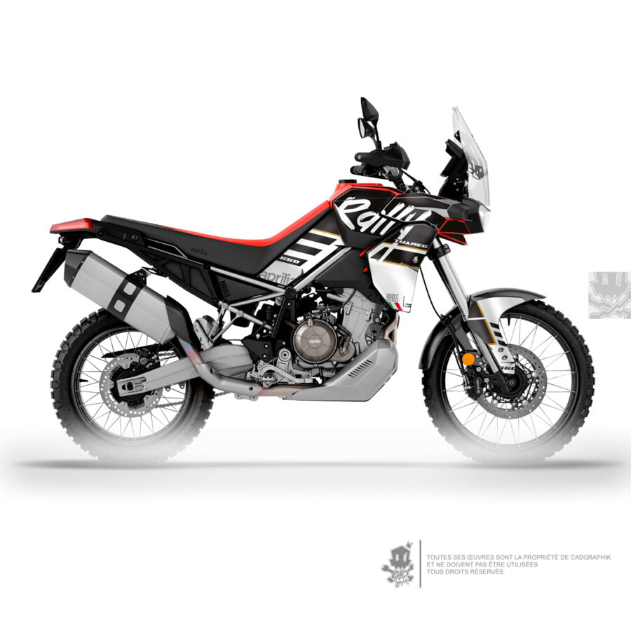 APRILIA KIT DÉCO - TUAREG 660 BLACK RALLY - ONLY 50