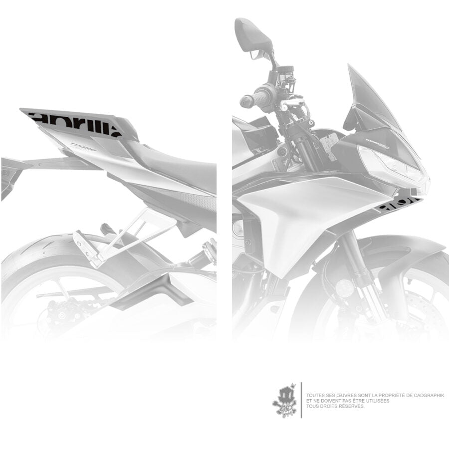 APRILIA - TUONO GREY PACK LOGO