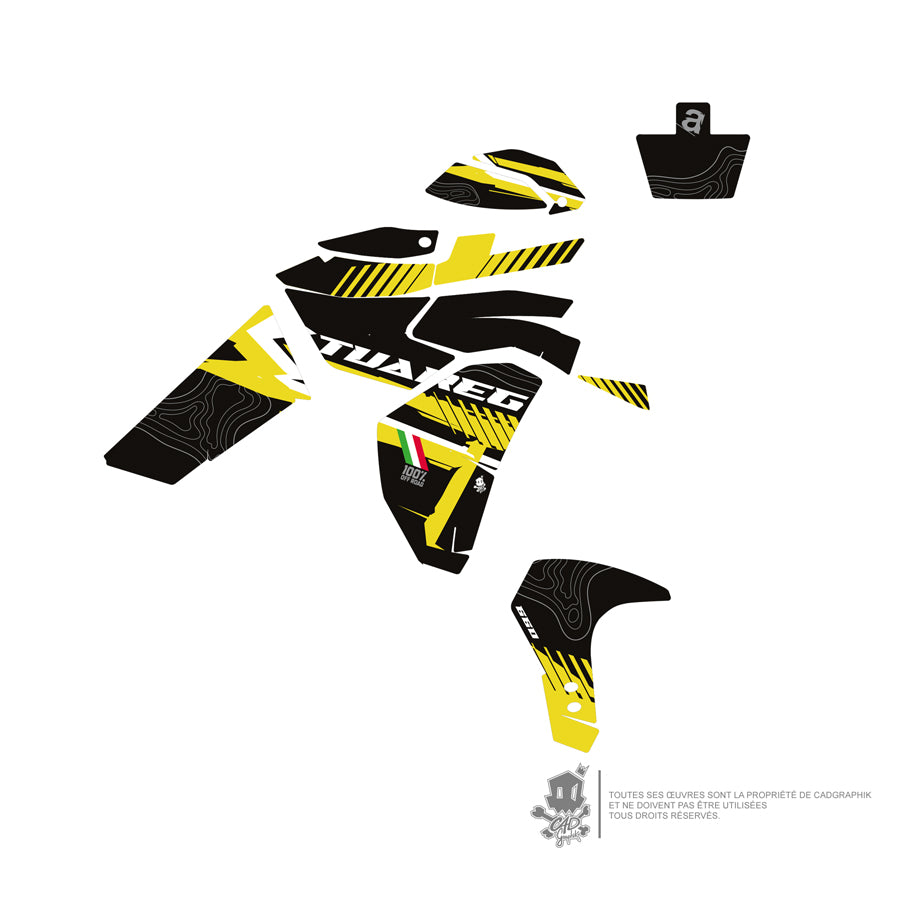 APRILIA KIT DÉCO - TUAREG 660 ACIDE - ONLY 50
