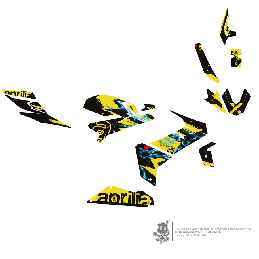 APRILIA KIT DÉCO - RS 660 X ACIDE FULMINE - ONLY 50
