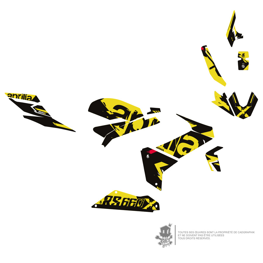APRILIA KIT DÉCO - RS 660 X ACIDE HAVOC - ONLY 50