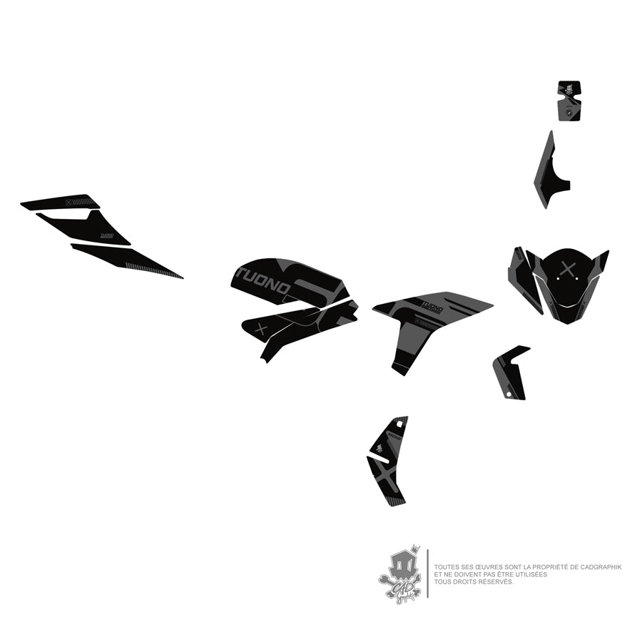 APRILIA KIT DÉCO -TUONO 660 BLACK TYP - ONLY 50