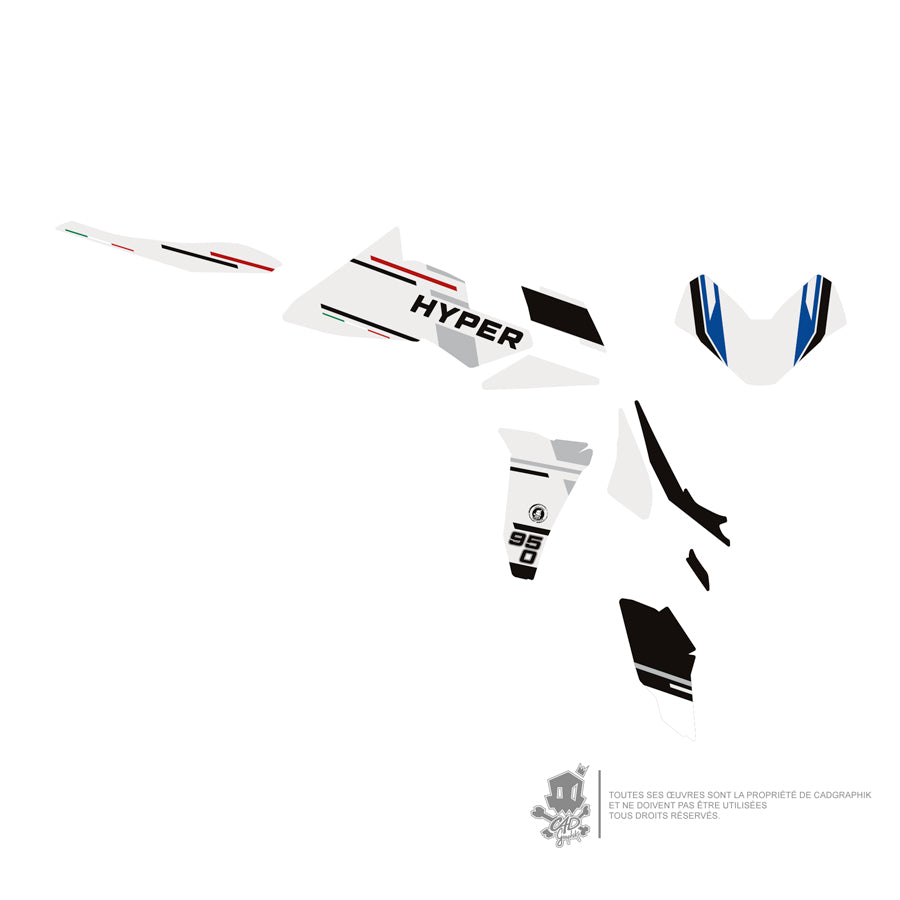 DUCATI KIT DÉCO - HYPERMOTARD 950 GP - ONLY 50