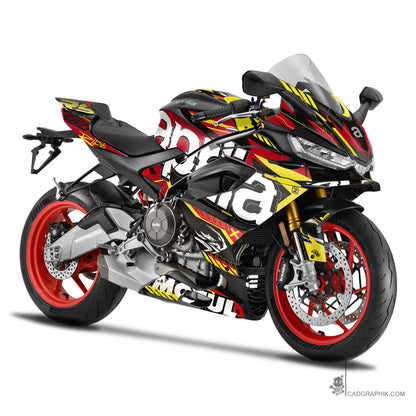 APRILIA KIT DÉCO - RS 660 - WIPEOUT 2  RED - ONLY 50