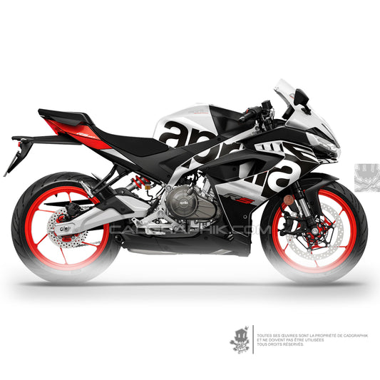 APRILIA KIT DÉCO - RS 457 PACK LOGO - RED - ONLY X