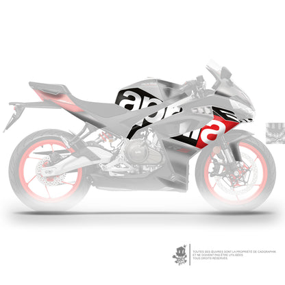 APRILIA KIT DÉCO - RS 457 PACK LOGO - RED - ONLY X