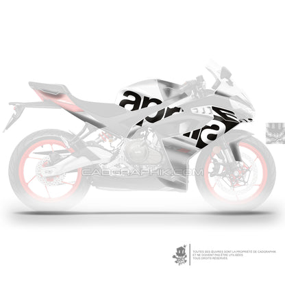 APRILIA KIT DÉCO - RS 457 PACK LOGO - RED - ONLY X