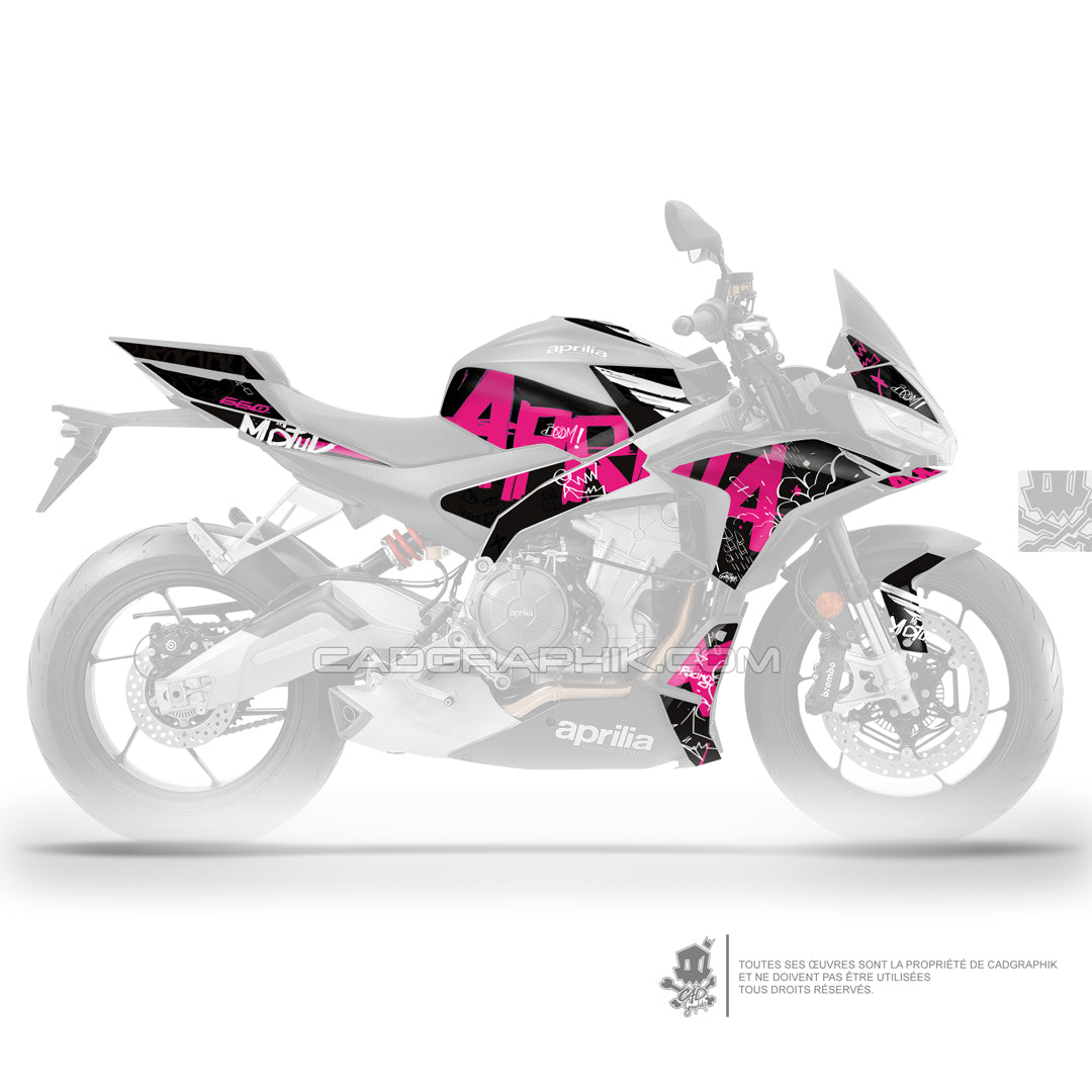 APRILIA KIT DÉCO - TUONO 660 - BLACK ARKANE - ONLY 50