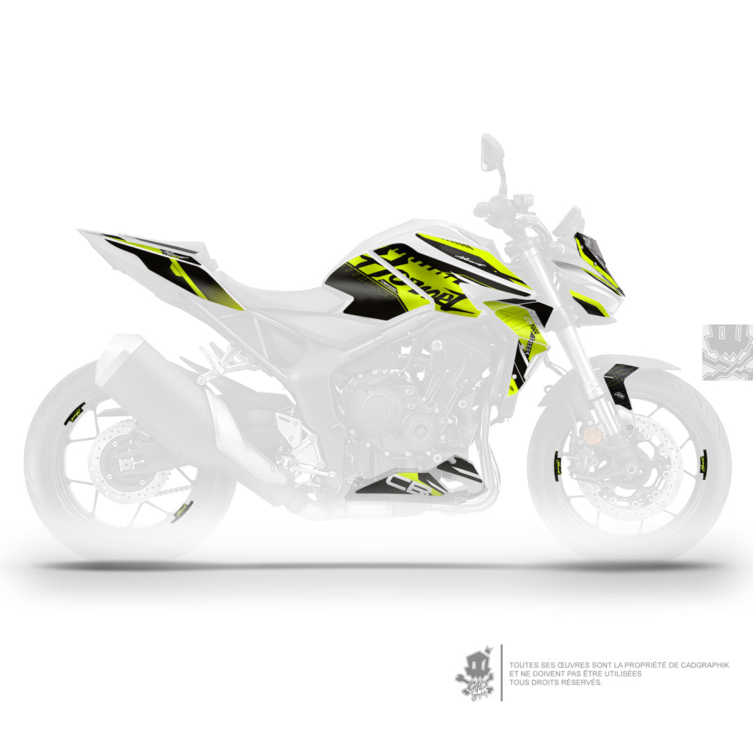 KIT DÉCO HONDA CB1000 HORNET CONCEPT - GREEN