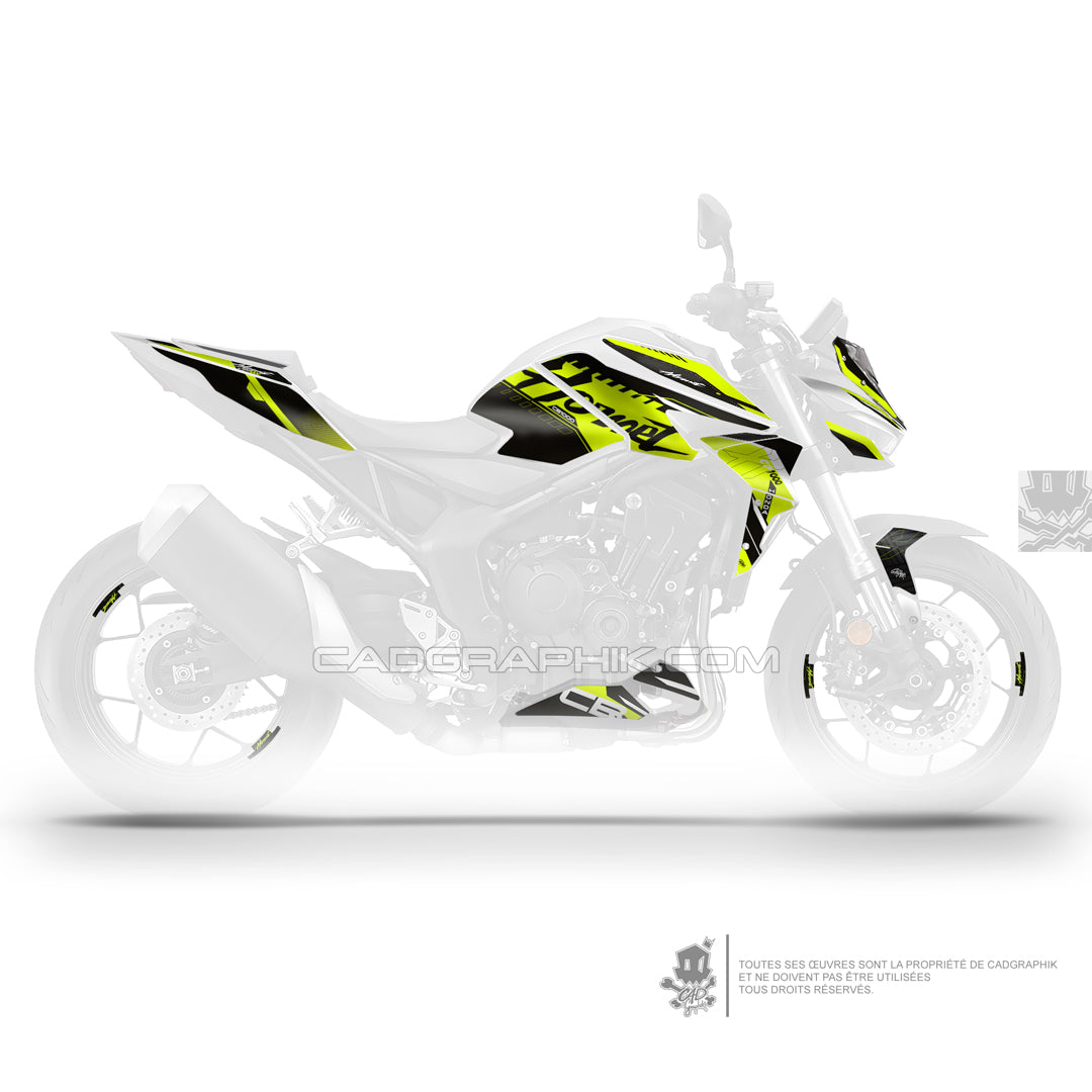 KIT DÉCO HONDA CB1000 HORNET CONCEPT - GREEN
