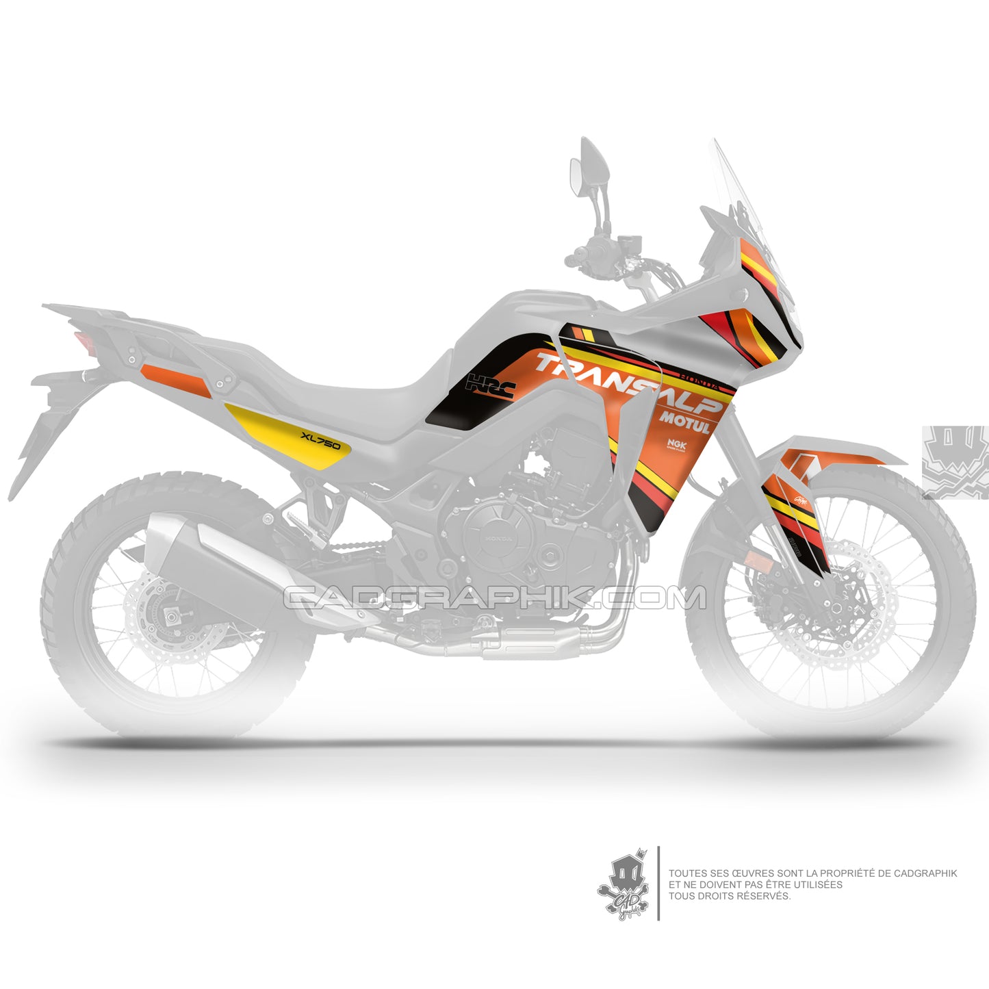 KIT DÉCO HONDA TRANSALP XL750 - ROTH SUN