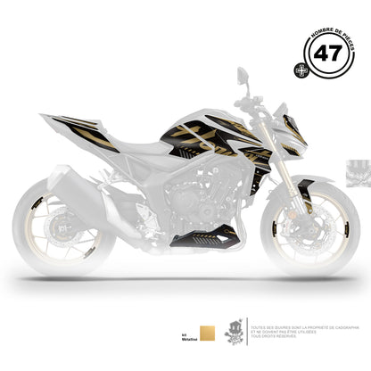 KIT DÉCO HONDA CB1000 HORNET SCRIPT - GOLD- PLUS