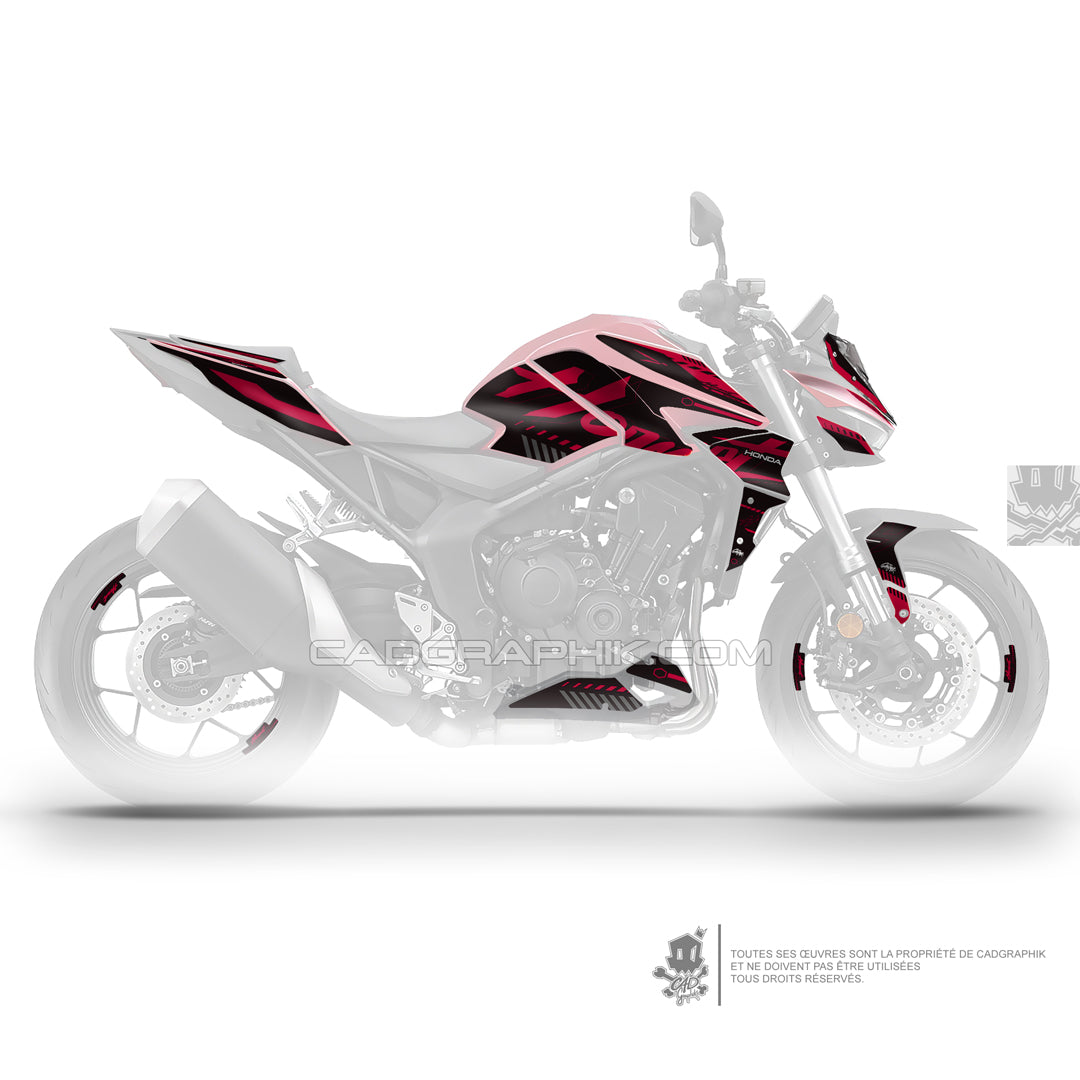 KIT DÉCO HONDA CB1000 HORNET SCRIPT - RED