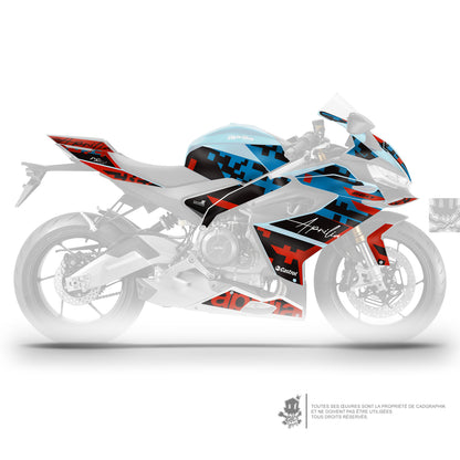 APRILIA KIT DÉCO - RS 660 - PIX -MARLIN RED- ONLY 50