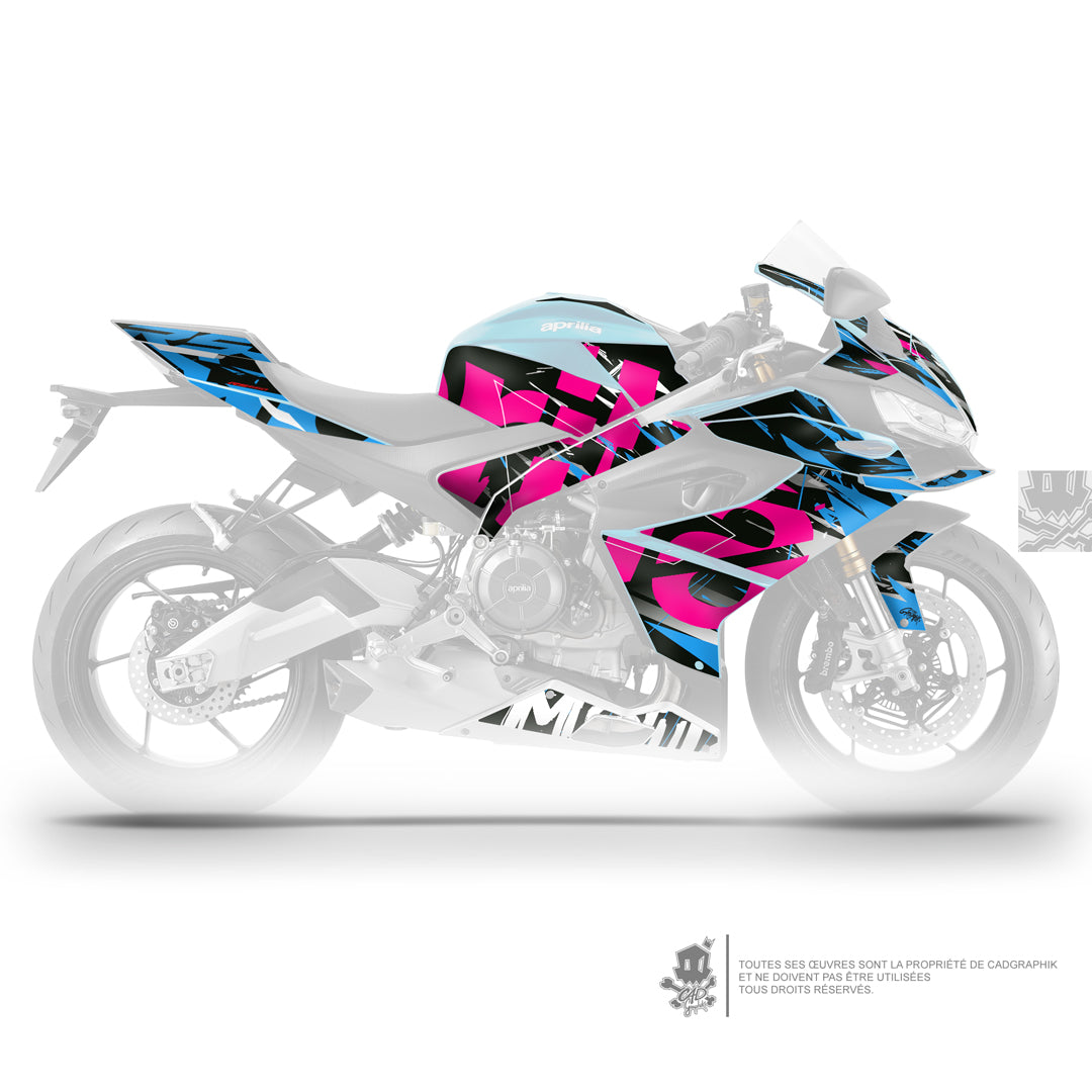 APRILIA KIT DÉCO - RS 660 - 101  PINK - ONLY 50