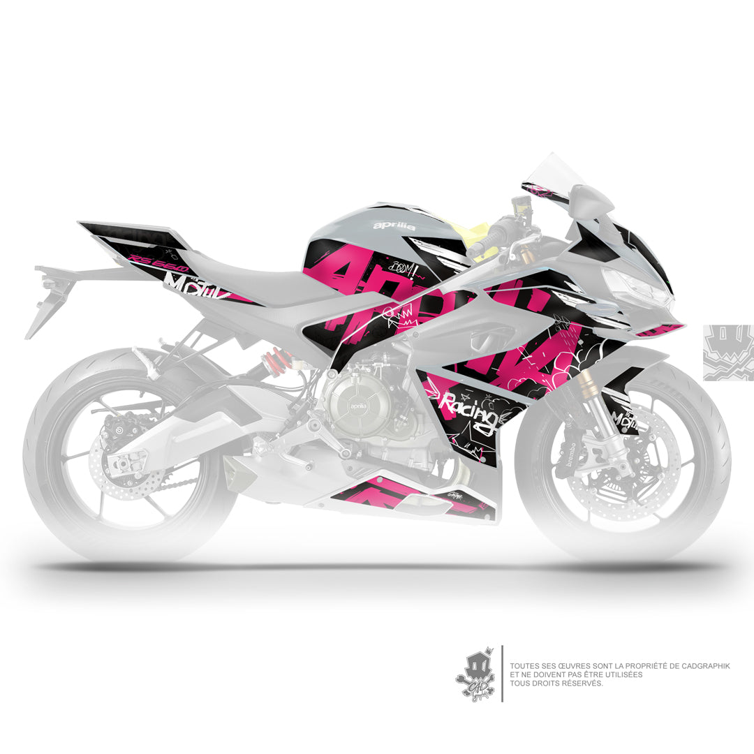 APRILIA KIT DÉCO - RS 660 - BLACK ARKANE - ONLY 50