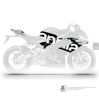 APRILIA KIT DÉCO - RS 660 25 PACK LOGO - WHI - ONLY X