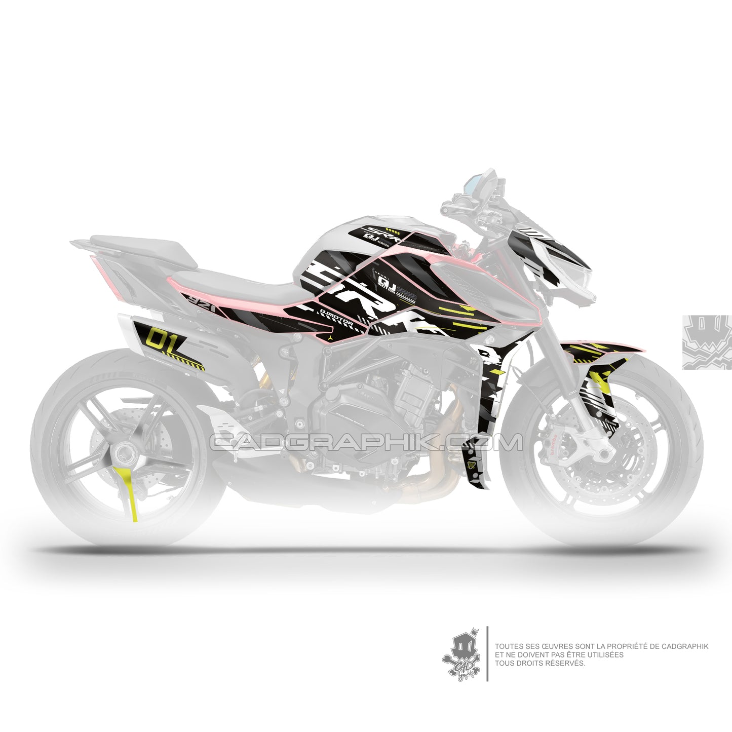 QJMOTOR KIT DÉCO - SRK 921 - DOWN