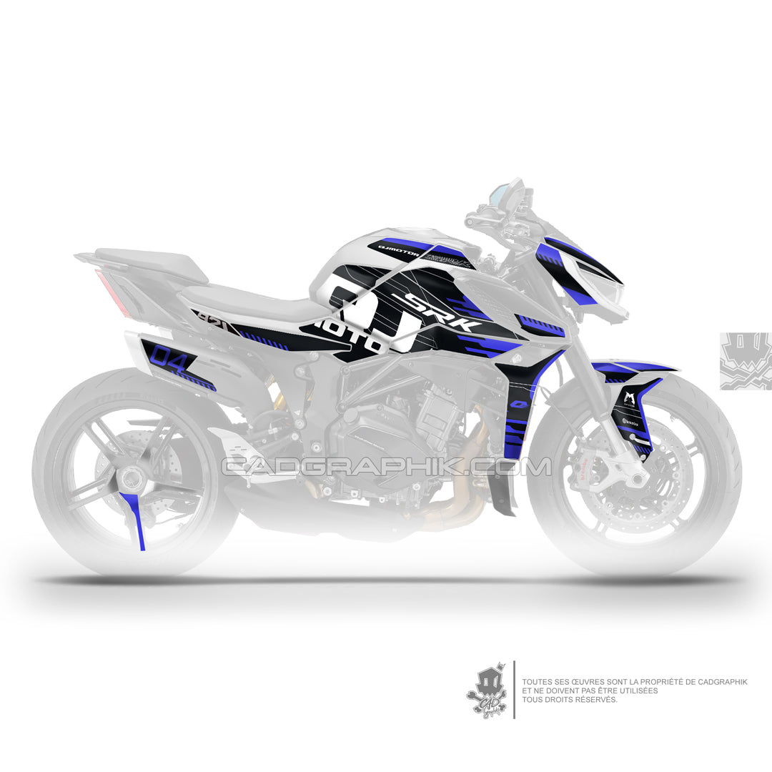 QJMOTOR KIT DÉCO - SRK 921  - RACE PURPLE