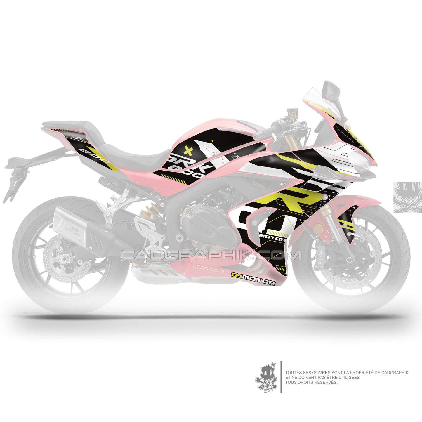 QJMOTOR KIT DÉCO - SRK 800 RR  - RACE SPEED