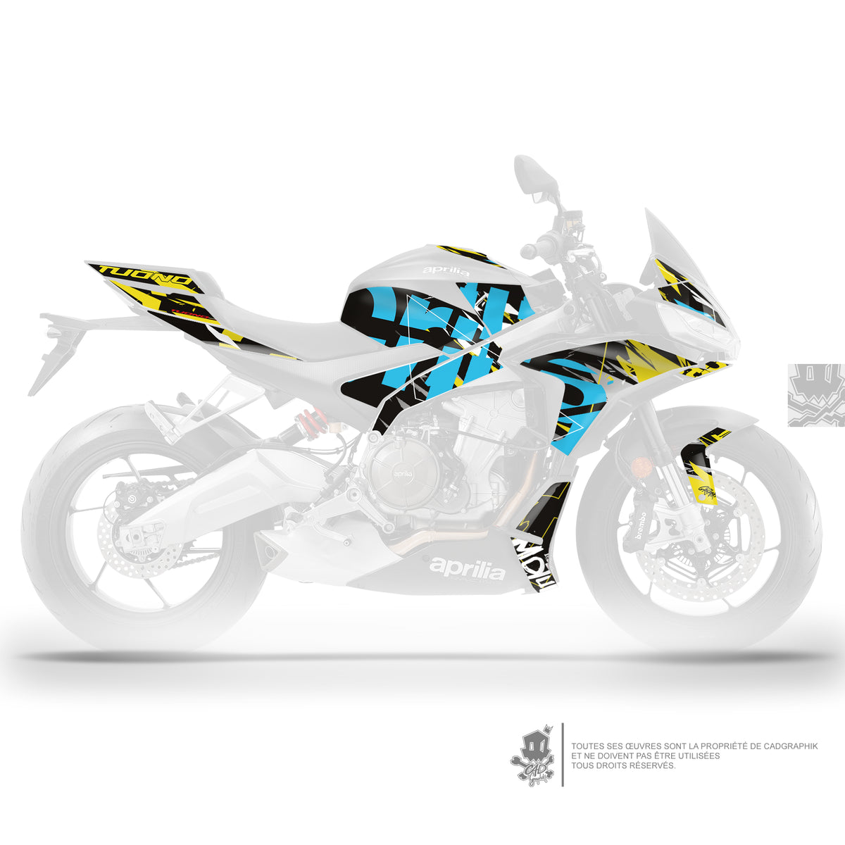 APRILIA KIT DÉCO - TUONO 660 - 101 Y - ONLY 50