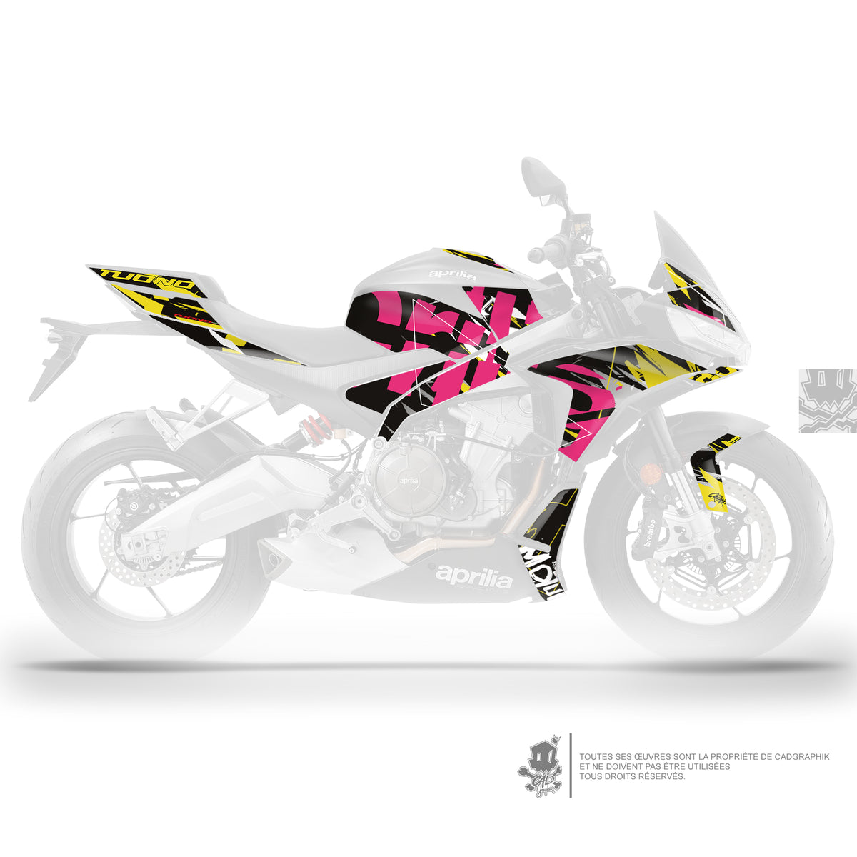 APRILIA KIT DÉCO - TUONO 660 - 101 P - ONLY 50