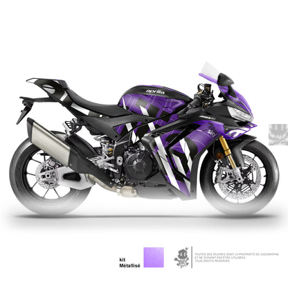 APRILIA KIT DÉCO - RSV4 - PURPLE PRINCE - ONLY 50