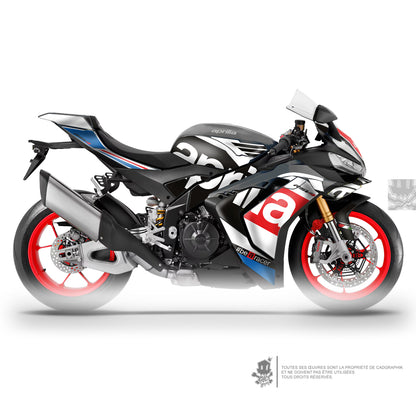 APRILIA KIT DÉCO - RSV4 - RF BLEU - ONLY 50