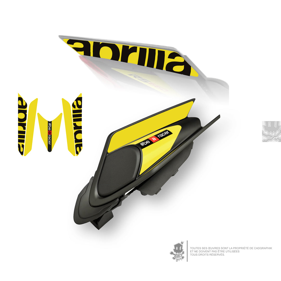 APRILIA - DÉCO CAPOT DE SELLE 2025 - ACIDE  AP