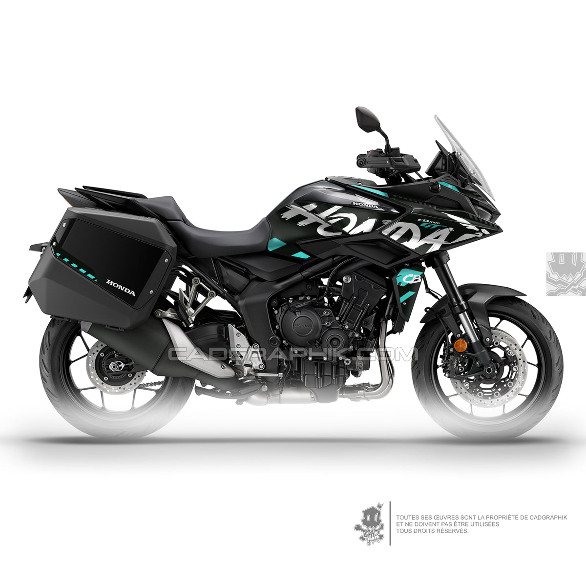 KIT DÉCO HONDA CB1000GT - OKÏDO CYAN