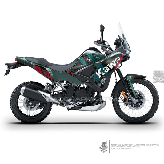 KIT DÉCO KAWAZAKI KLE 500 KAWA GR